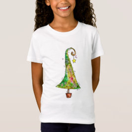 Camiseta Árvore de Natal Caprichosa