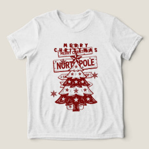 Camiseta Árvore de Natal Clássica Decorada & Enfeites
