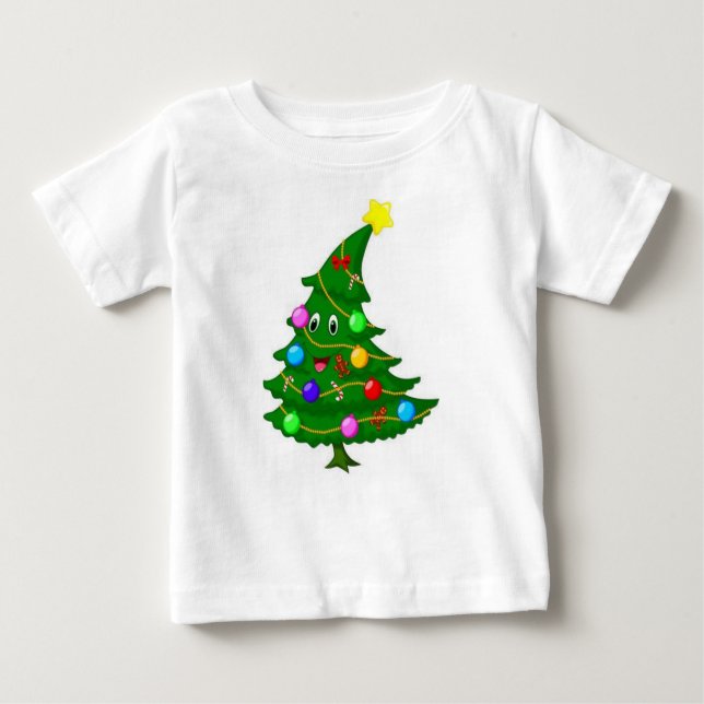 CAMISETA ***ÁRVORE DE NATAL COM SORRISO*** (Frente)