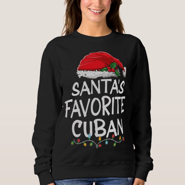 Camiseta Árvore de Natal Cubana de papais noeis (Frente)