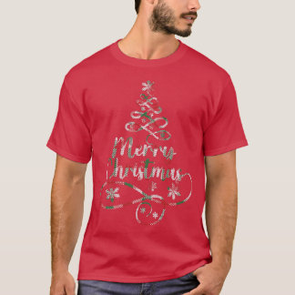 Camiseta Árvore de Natal D61 Feliz Natal Natal Natal Vibes 