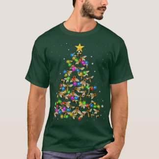 Camiseta Árvore de Natal da Abelha Engraçada
