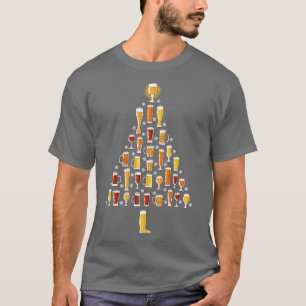 Camiseta Árvore de Natal da cerveja