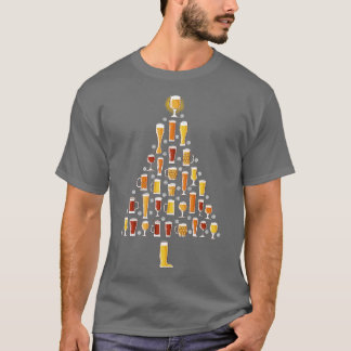 Camiseta Árvore de Natal da cerveja