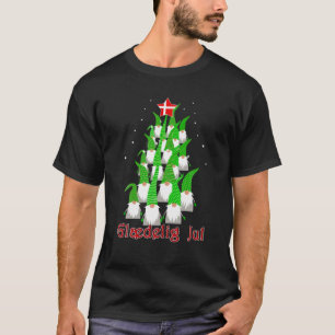 Camiseta Árvore de Natal da Estrela Dinamarquesa Glaedelin