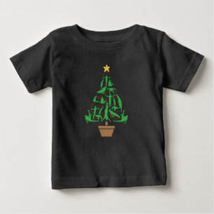Camiseta Árvore de Natal da ginástica masculina