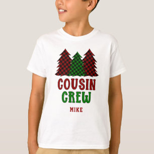 Camiseta Árvore de Natal da Xadrez de Primo Personalizada