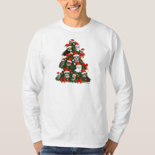 Camiseta Árvore de Natal das corujas