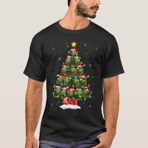 Camiseta Árvore de Natal de Abacate Fofa Fruta de Abacate V