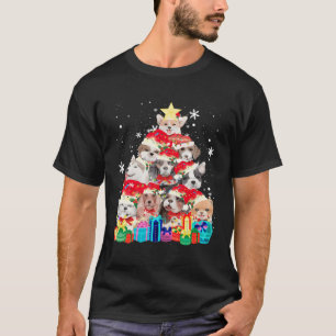 Camiseta Árvore de Natal de Cachorro Mais Engraçado
