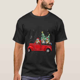 Camiseta Árvore de Natal de Caminhão do Xmas para Condução