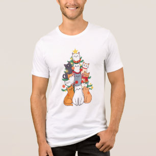 Camiseta Árvore de Natal de Gatinhos por Sandra Boynton