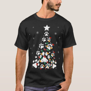 Camiseta Árvore de Natal de Gato Engraçado
