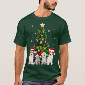 Camiseta Árvore de Natal de Gato Gato-de-Natal Gato-de-Nata