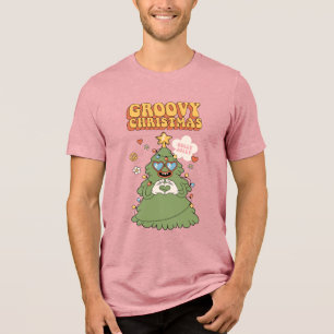 Camiseta Árvore de Natal de Groovy - Holly Jolly Vibes