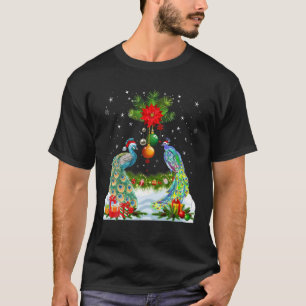 Camiseta Árvore de Natal de Peacock Engraçado
