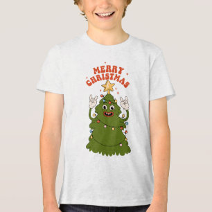 Camiseta Árvore de Natal de Rockin - Um Emperramento Festiv