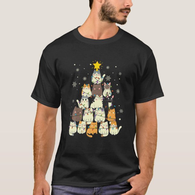 Camiseta Árvore de Natal Divertida (Frente)