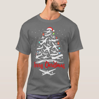 Camiseta Árvore de Natal do avião