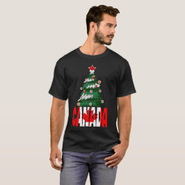 Camiseta Árvore de Natal do Canadá Sweater Ugly X-mas