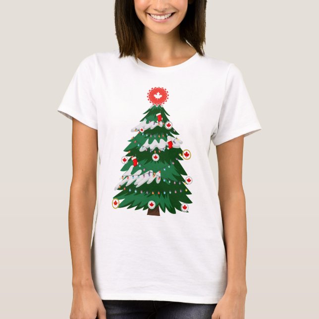 Camiseta Árvore de Natal do Canadá Sweater Ugly X-mas (Frente)