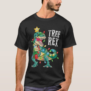 Camiseta Árvore de Natal do Dinossauro do Natal Mais Maravi