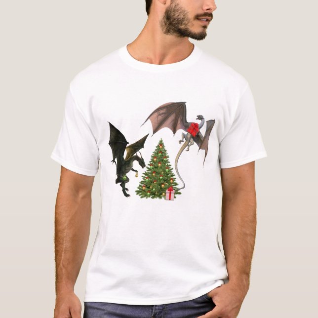 Camiseta Árvore de Natal do Dragão (Frente)