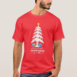Camiseta Árvore de Natal do Estratotanker KC-135
