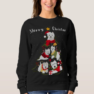Camiseta Árvore de Natal do Oeste de Highland White Terrier