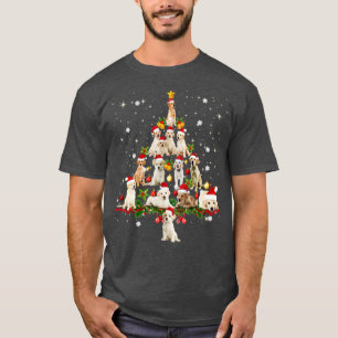 Camiseta Árvore de Natal do Retriever Duck Tolling da Nova