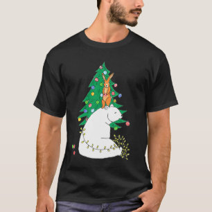 Camiseta Árvore de Natal do Urso Polar - Borrão Feliz Anima