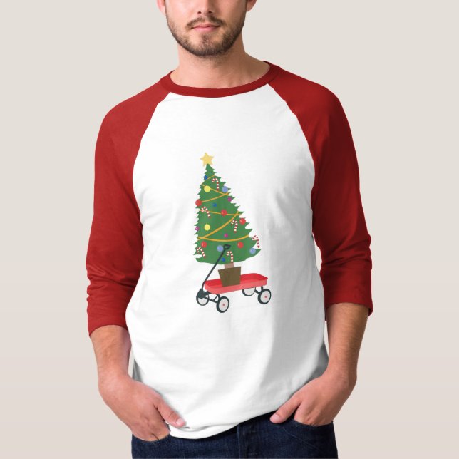Camiseta Árvore de Natal do Vagão (Frente)