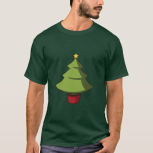 Camiseta Árvore de Natal dos desenhos animados