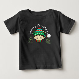 Camiseta Árvore de Natal e fada alegre 