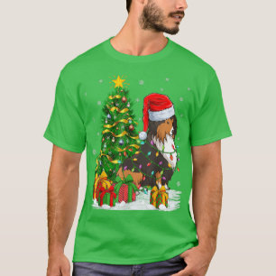 Camiseta Árvore de Natal engraçada Família combinando Papai