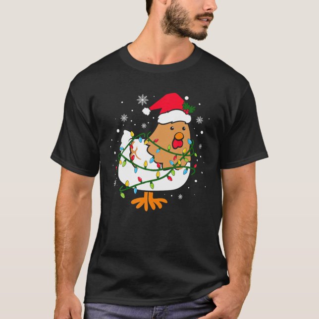 Camiseta Árvore de Natal Engraçado (Frente)