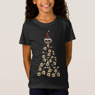 Camiseta Árvore de Natal Engraçado - Cachorro Papai Noel Xm