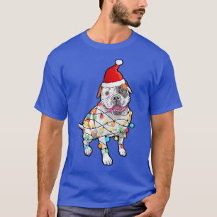 Camiseta Árvore de Natal Engraçado Lâmpada Lâmpada American