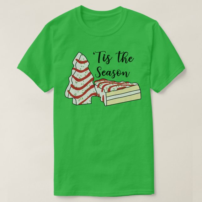 Camiseta Árvore De Natal Engraçado Tis Da Época De Natal (Frente do Design)