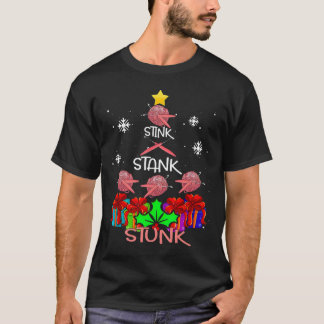 Camiseta Árvore de Natal Fedorenta Fedorento Fedorou