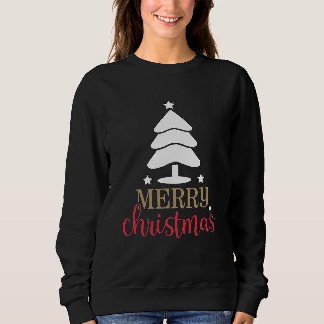 Camiseta Árvore de Natal Feliz (Frente)