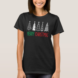 Camiseta Árvore de Natal feliz, Natal divertido
