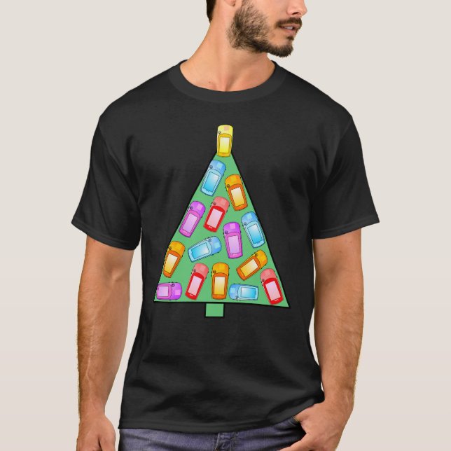 Camiseta Árvore de Natal Geocaching do GPS (Frente)