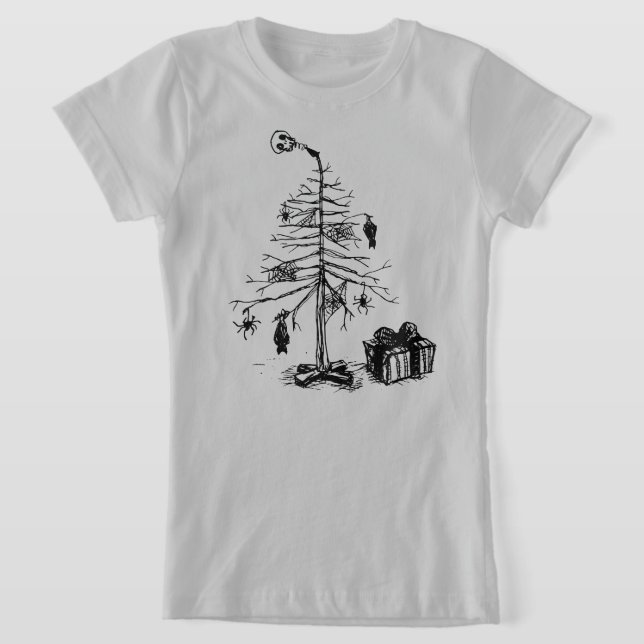 Camiseta Árvore de Natal Gótica (Postura )