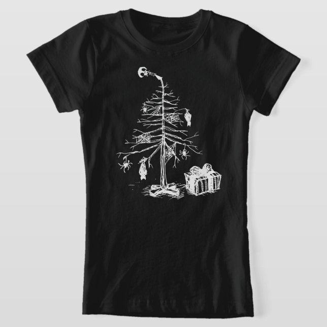 Camiseta Árvore de Natal Gótica (Postura )