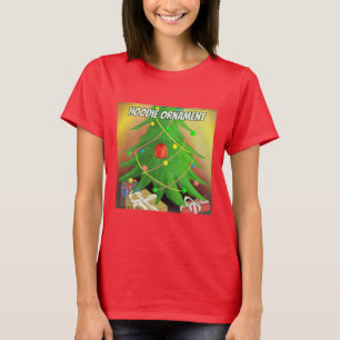 Camiseta Árvore de Natal "Hoodie Ornament" do Funny de Rick