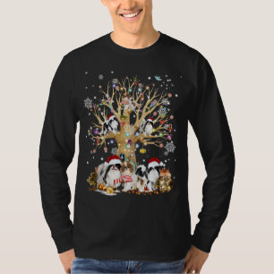 Camiseta Árvore de Natal japonesa acende Xmas Pajama Do