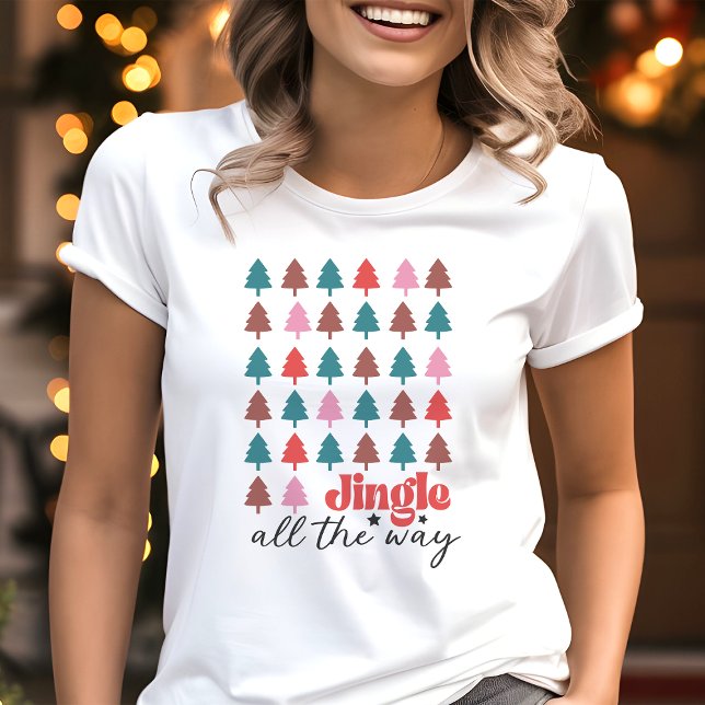 Camiseta Árvore de Natal Jingle All The Way (Criador carregado)
