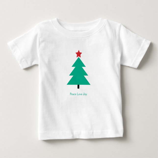 Camiseta Árvore de Natal Joia do Amor (Frente)
