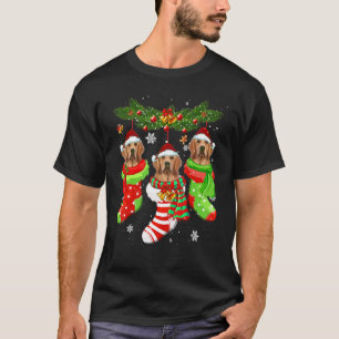 Camiseta Árvore de Natal Light Xmas S do ouro Retriever Mei